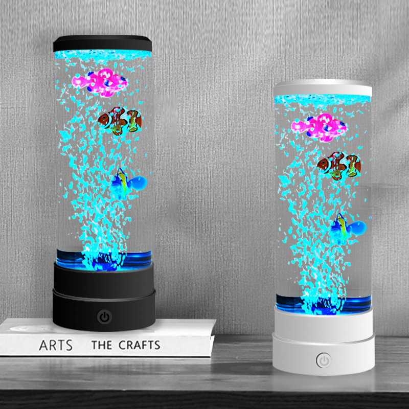 Home Decor Ideas - Simulated LED Multi-color Bubble Fish Atmosphere