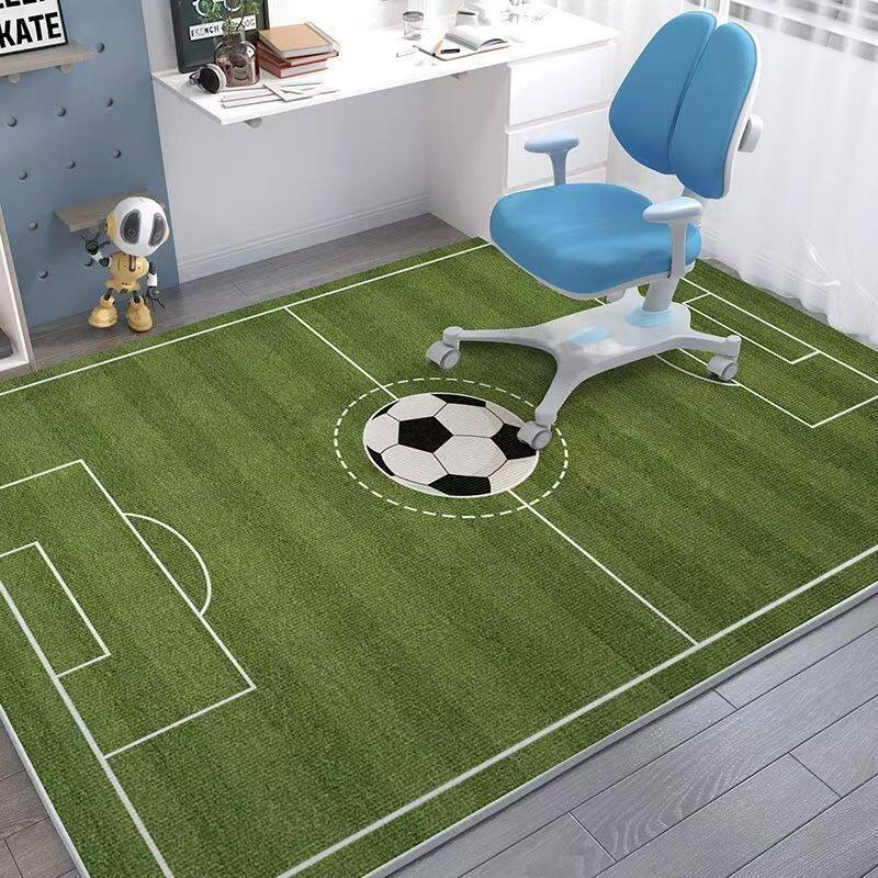 Home Decor Ig - Grass Football Field Pattern Living Room