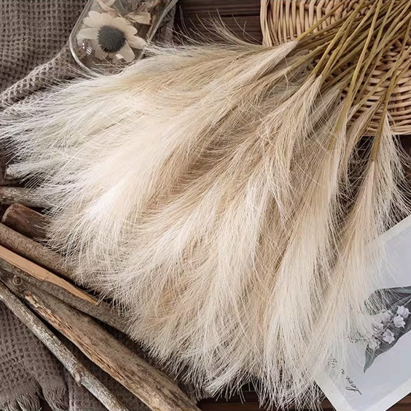 Pampas Grass Decor - 5PCS/set Artificial Flowers Pampas Grass Decoration