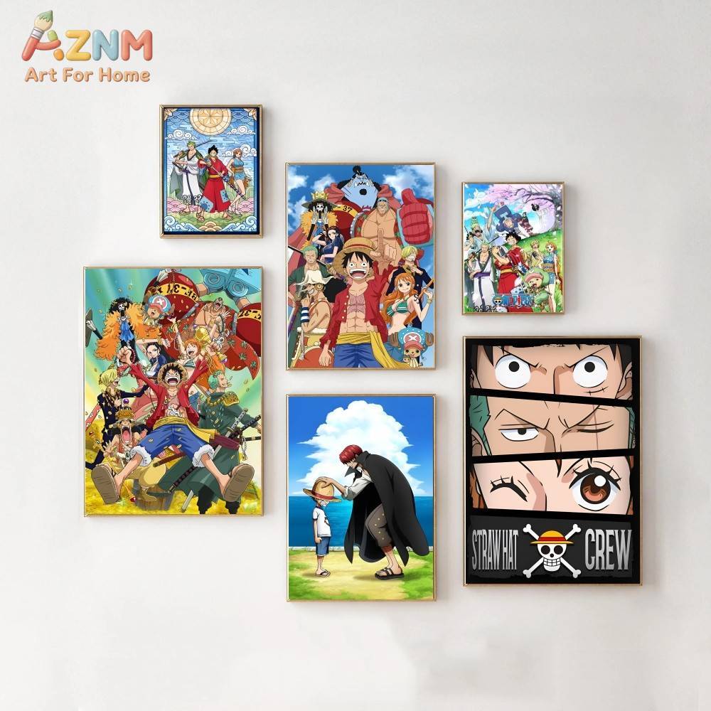 Geometric Wall Art - AZNM One Piece Unframed Canvas Print