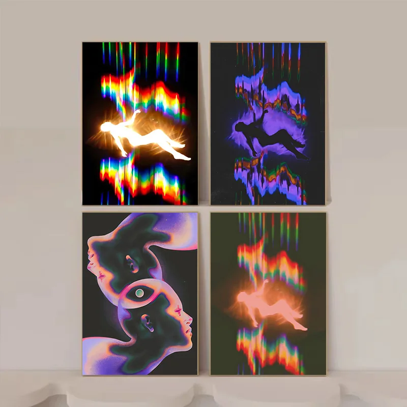 Home Decor Theme - Abstract Body Soul Aesthetic Poster Print