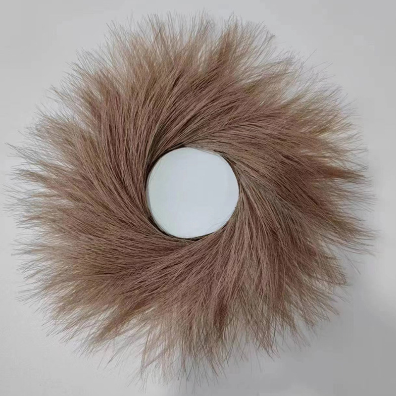 Pampas Grass Decor - Artificial Reed Wreath Door Hanging Pampa