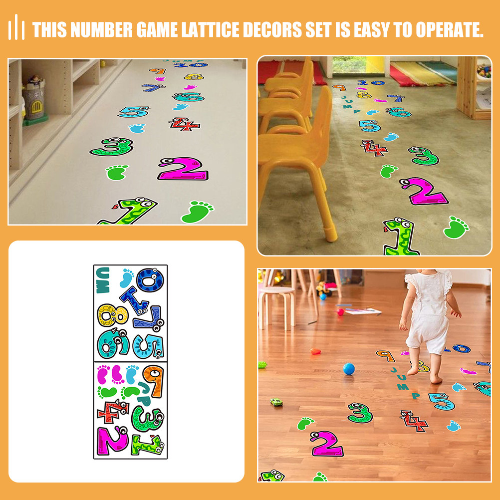 1Set Easy Clean Number Game La - огляд і ціна Flooring Home Decor