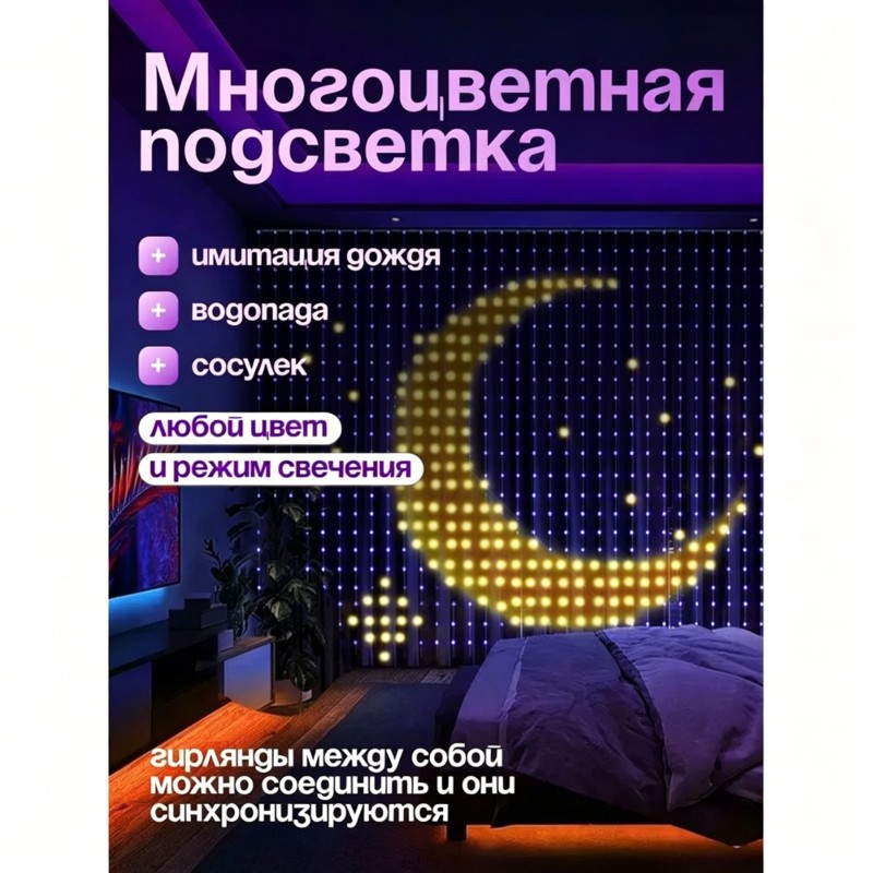 2025 Trend USB Smart LED Curta - огляд і ціна Home Decor Color Trends 2025