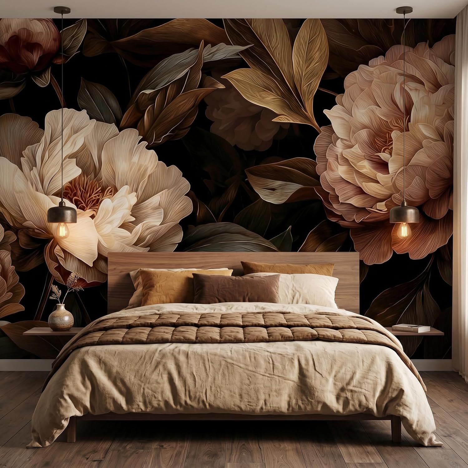 Elegant Peony Floral Tapestry  - огляд і ціна Home Decor Under 100