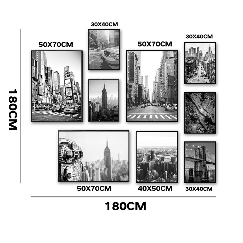1pc frameless Canvas painting  - огляд і ціна Geometric Wall Art