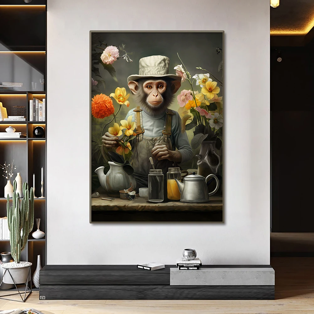 Nordic Gorilla Wear Suit Wall  - огляд і ціна Home Decor Japandi
