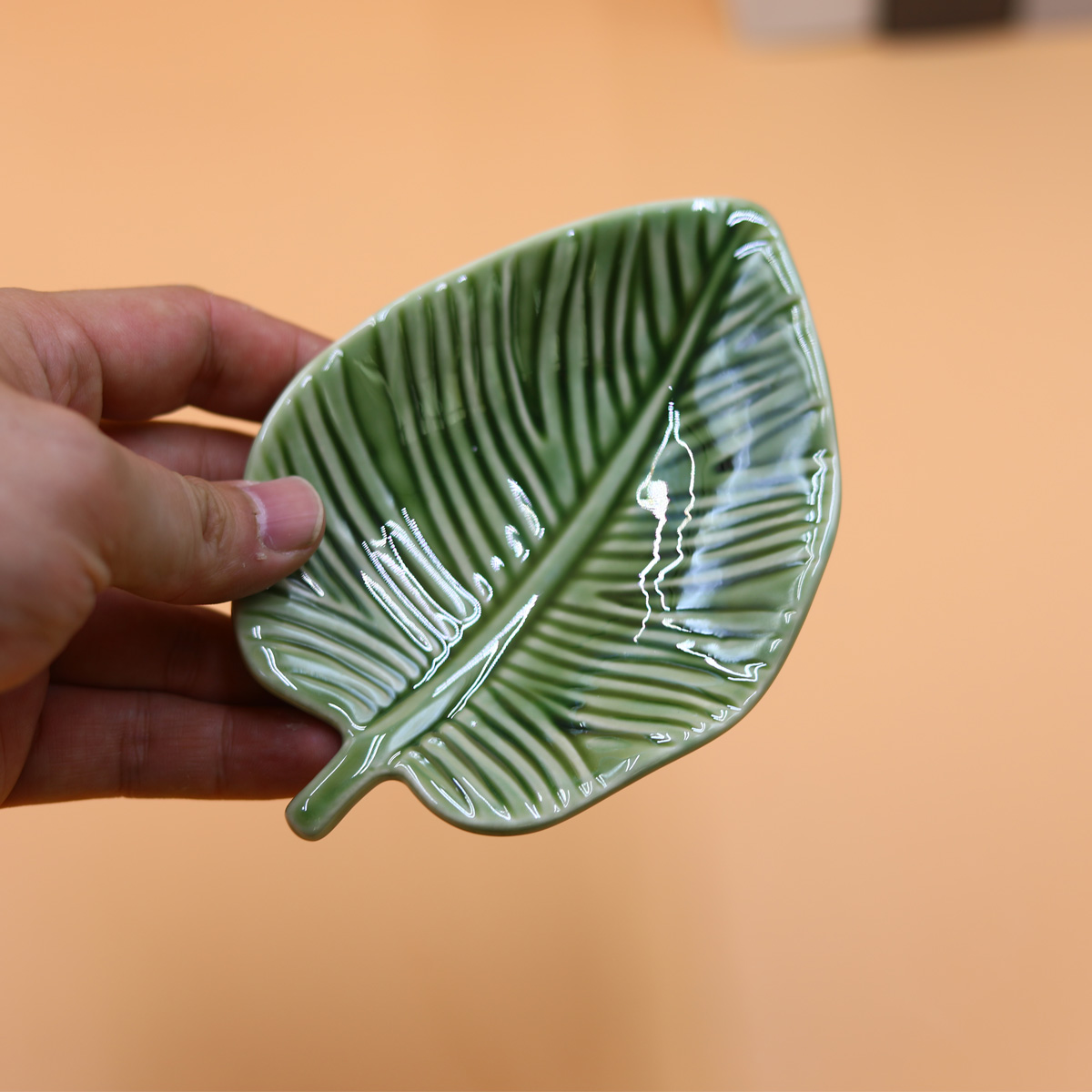 1Pcs Leaf-Shaped Jewelry Organ - огляд і ціна Ceramic Trinket Dish