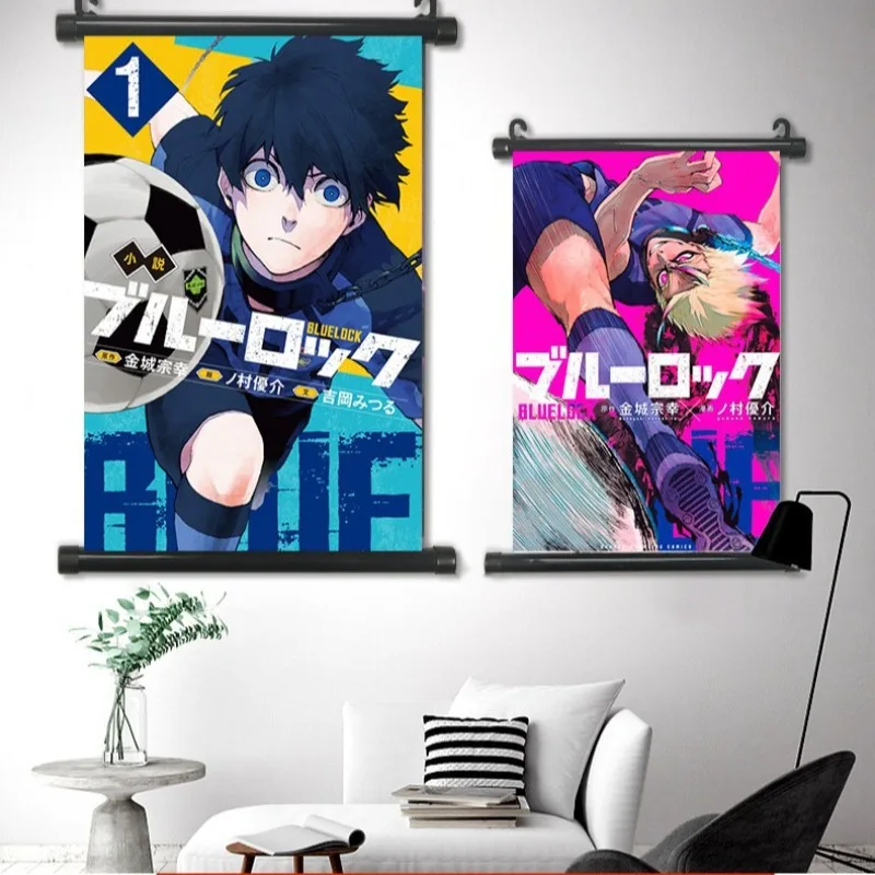 Anime BLUE LOCK Posters Wall A - огляд і ціна Home Decor Canvas