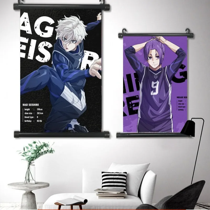 Anime BLUE LOCK Posters Wall A - огляд і ціна Home Decor Canvas