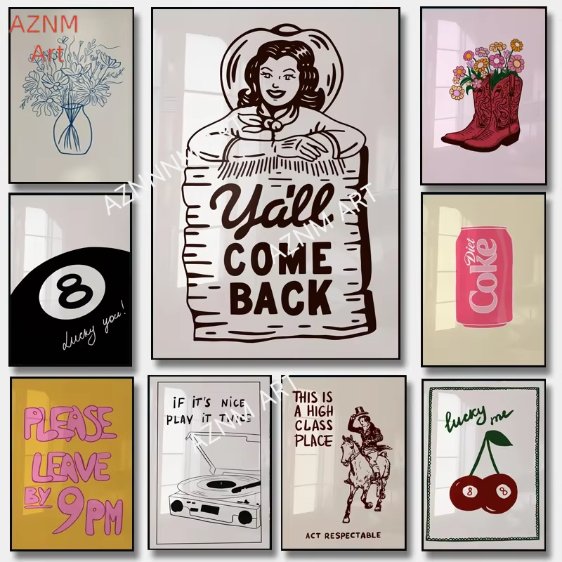 Minimalist Print Aesthetic Pos - огляд і ціна Home Decor Minimalist Style
