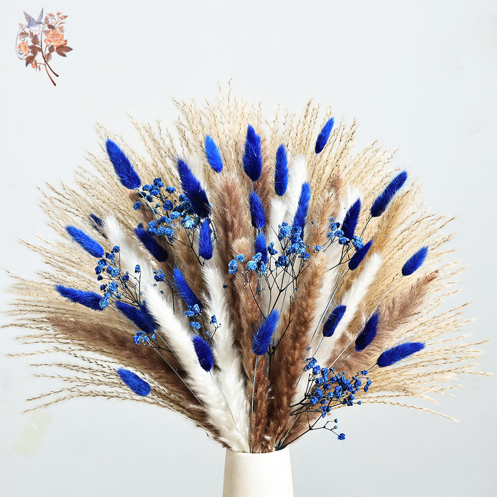 70 Stem Blue Fluffly Rabbit Ta - огляд і ціна Pampas Grass Decor