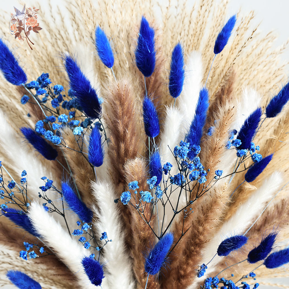 70 Stem Blue Fluffly Rabbit Ta - огляд і ціна Pampas Grass Decor