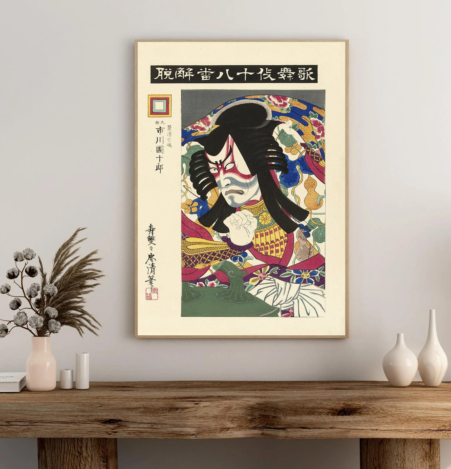Canvas Painting Retro Japanese - огляд і ціна Home Decor Japandi
