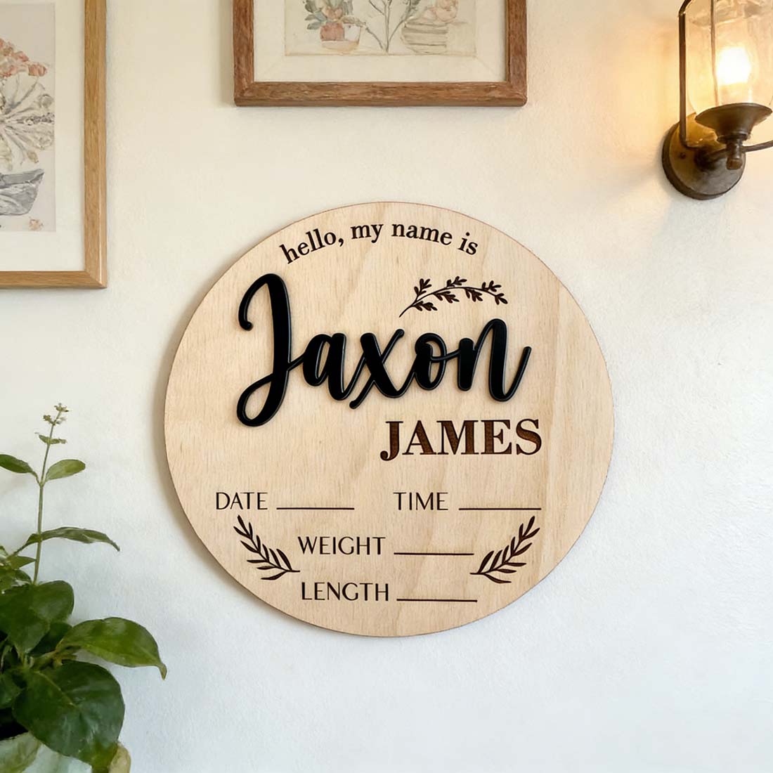 1Pc Custom Baby Announcement S - огляд і ціна Home Decor Ideas