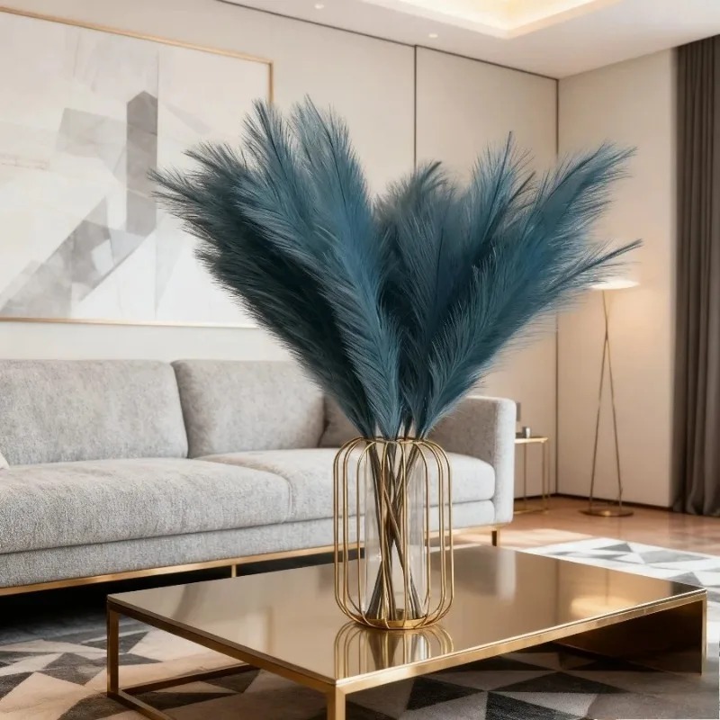 Faux Pampas Grass Bundle Fluff - огляд і ціна Pampas Grass Decor