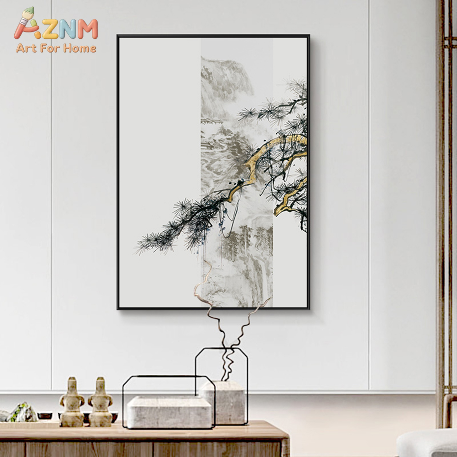 AZNM Chinese Ink Bamboo Pine M - огляд і ціна Home Decor Minimal