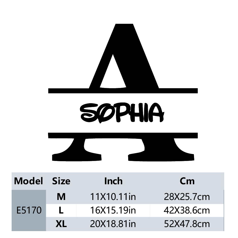 1PC Fashion Letter A Personali - огляд і ціна Home Decor Sticker