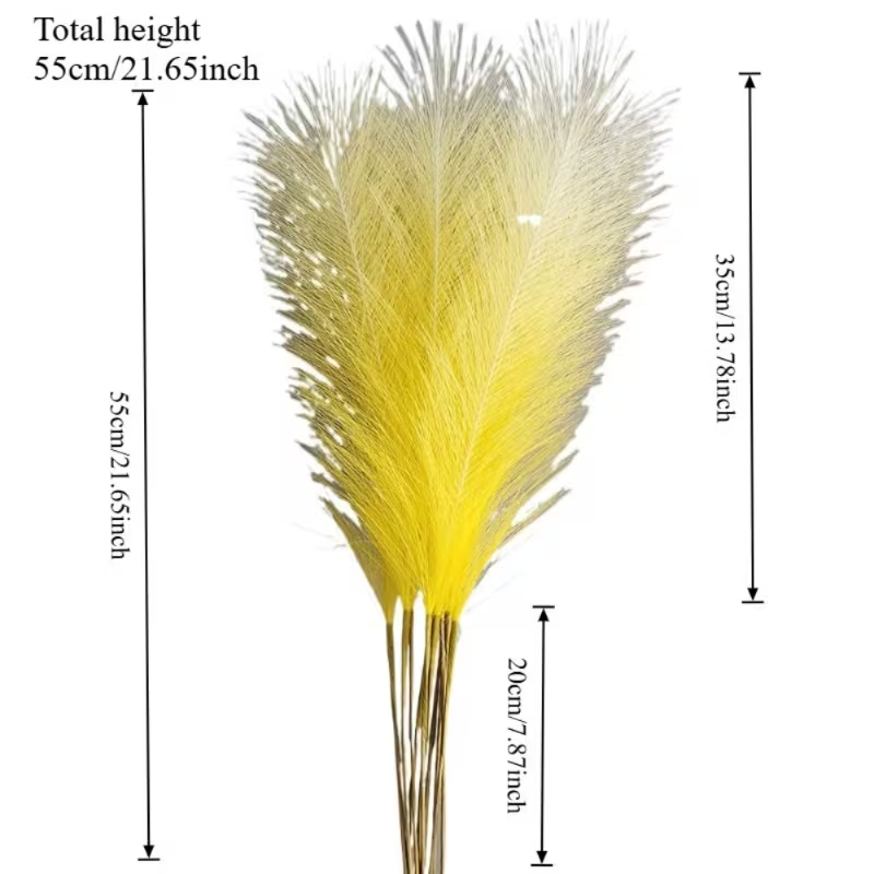 10pcs Artificial Colored Pampa - огляд і ціна Pampas Grass Decor