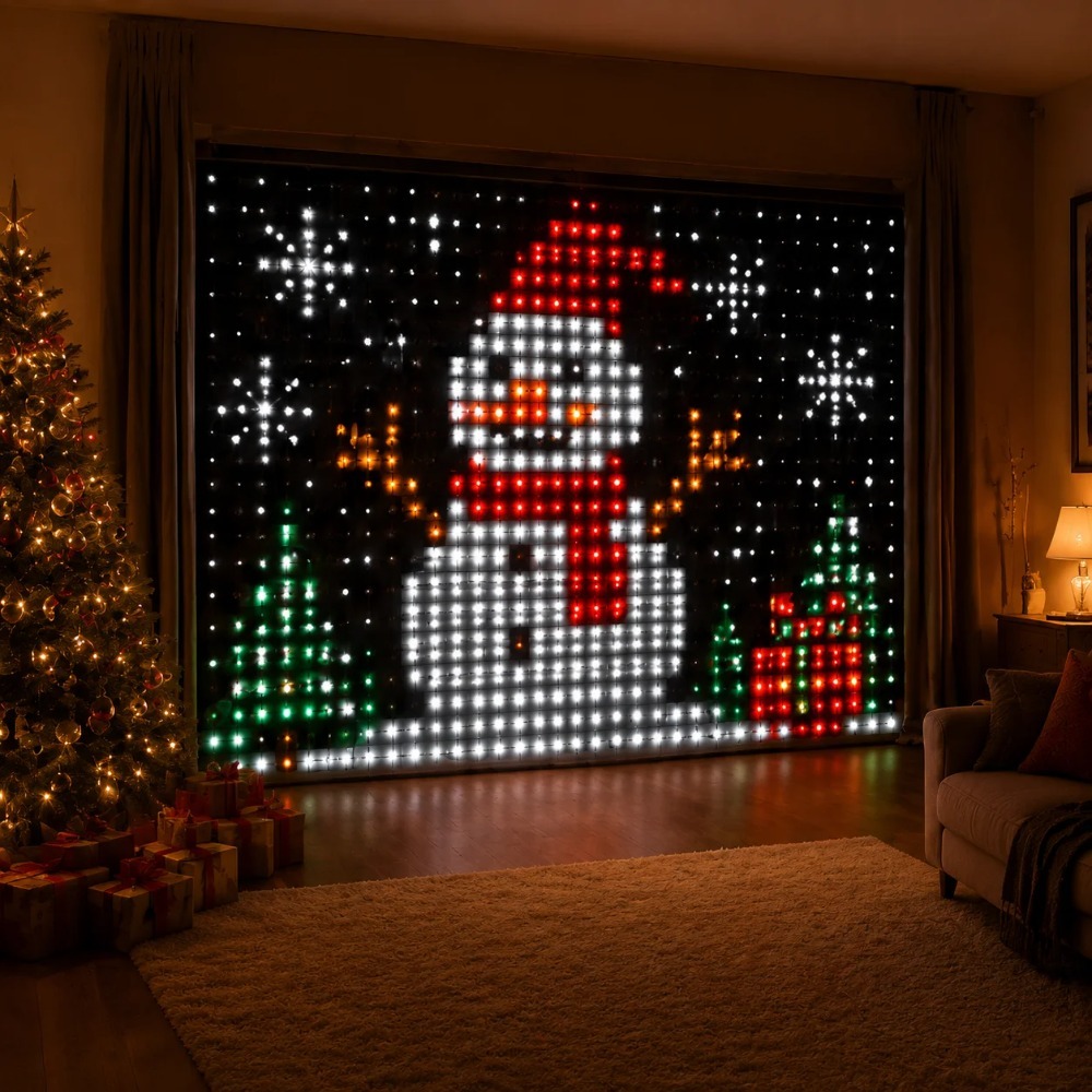 LED Pixel Curtain Lights Bluet - огляд і ціна Home Decor Free App