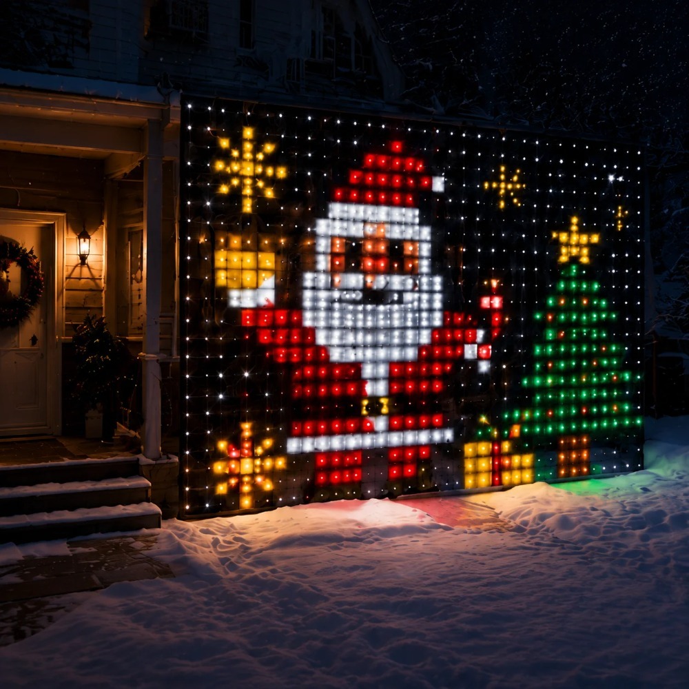 LED Pixel Curtain Lights Bluet - огляд і ціна Home Decor Free App