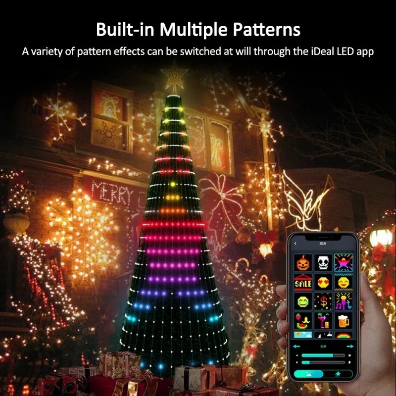 Christmas Star Tree Lights RGB - огляд і ціна Home Decor Free App