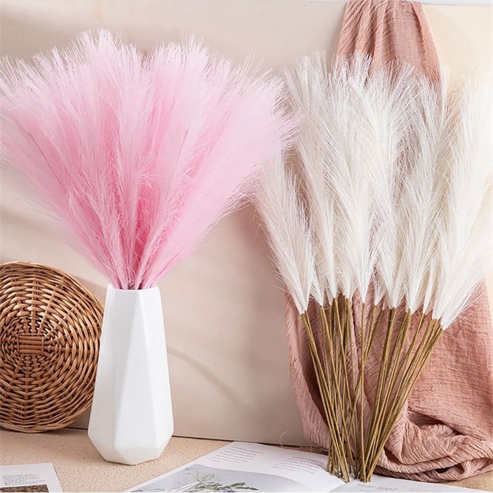 10PCS/Set Home Decor Fluffy Pa - огляд і ціна Pampas Grass Decor