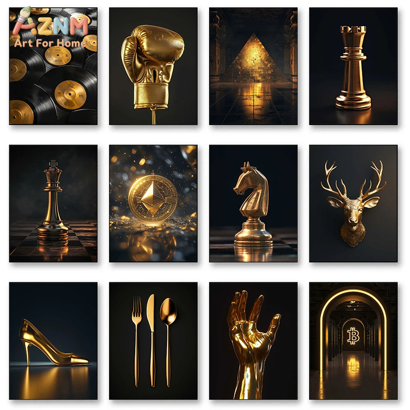 AZNM Luxury Gold Themed Framel - огляд і ціна Home Decor Theme