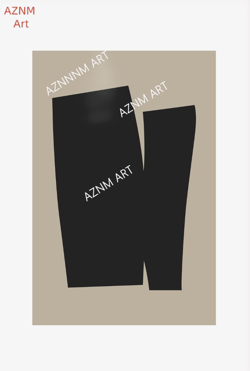 Nordic Bohemian Line Art Black - огляд і ціна Home Decor Minimal