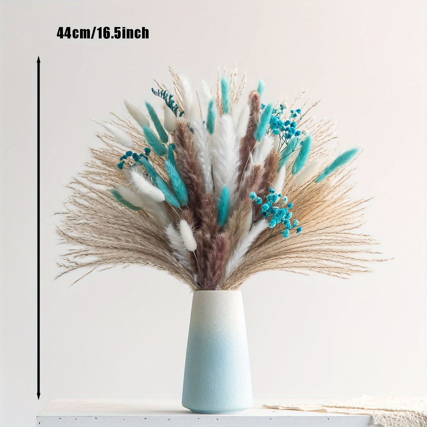 Tiffany Blue Dried Flower Bouq - огляд і ціна Pampas Grass Decor