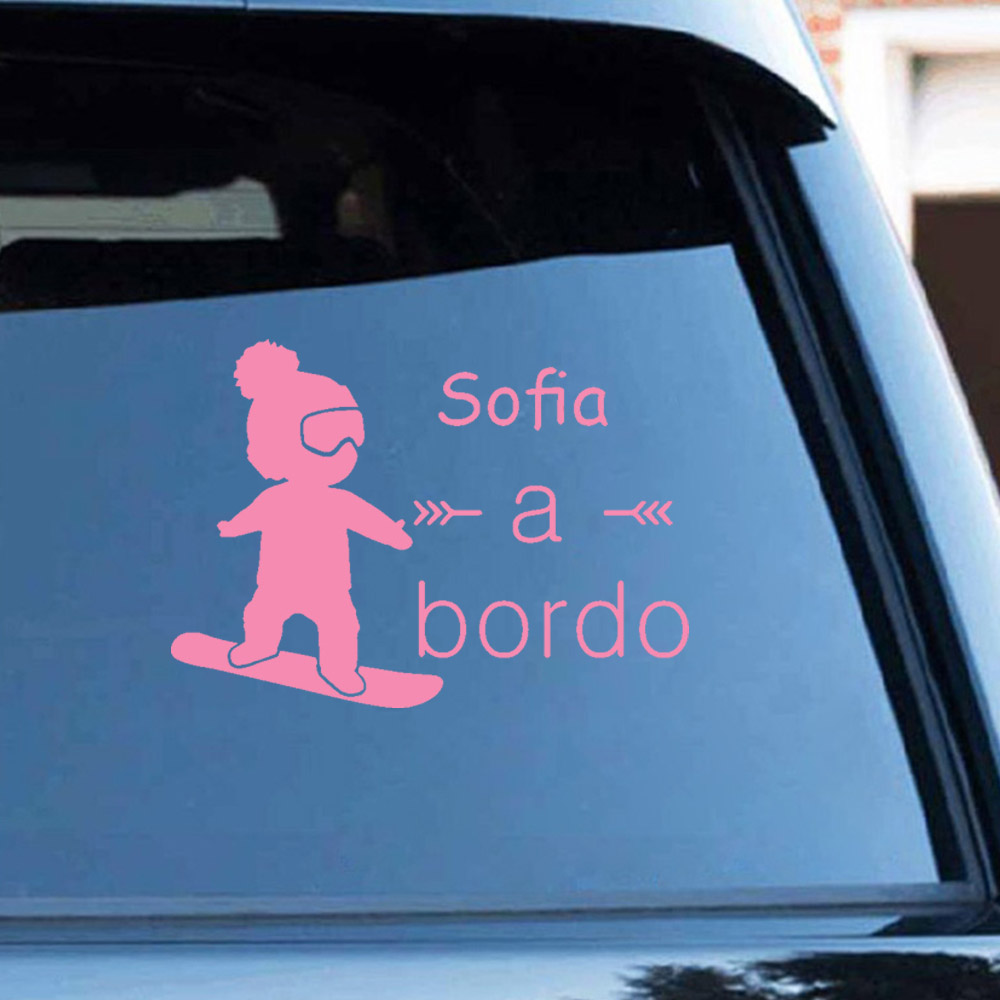 1pc Vinyl baby a bordo colorfu - огляд і ціна Home Decor Sticker
