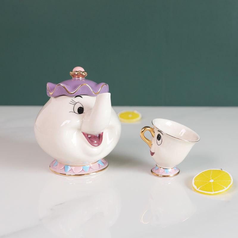Hot Teapot Cartoon Beauty And  - огляд і ціна Home Decor Disney