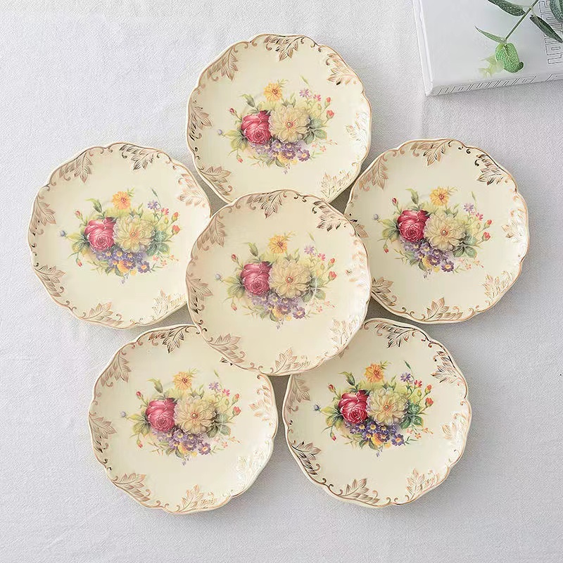 Rose Flower Hand Painted Coffe - огляд і ціна Ceramic Trinket Dish