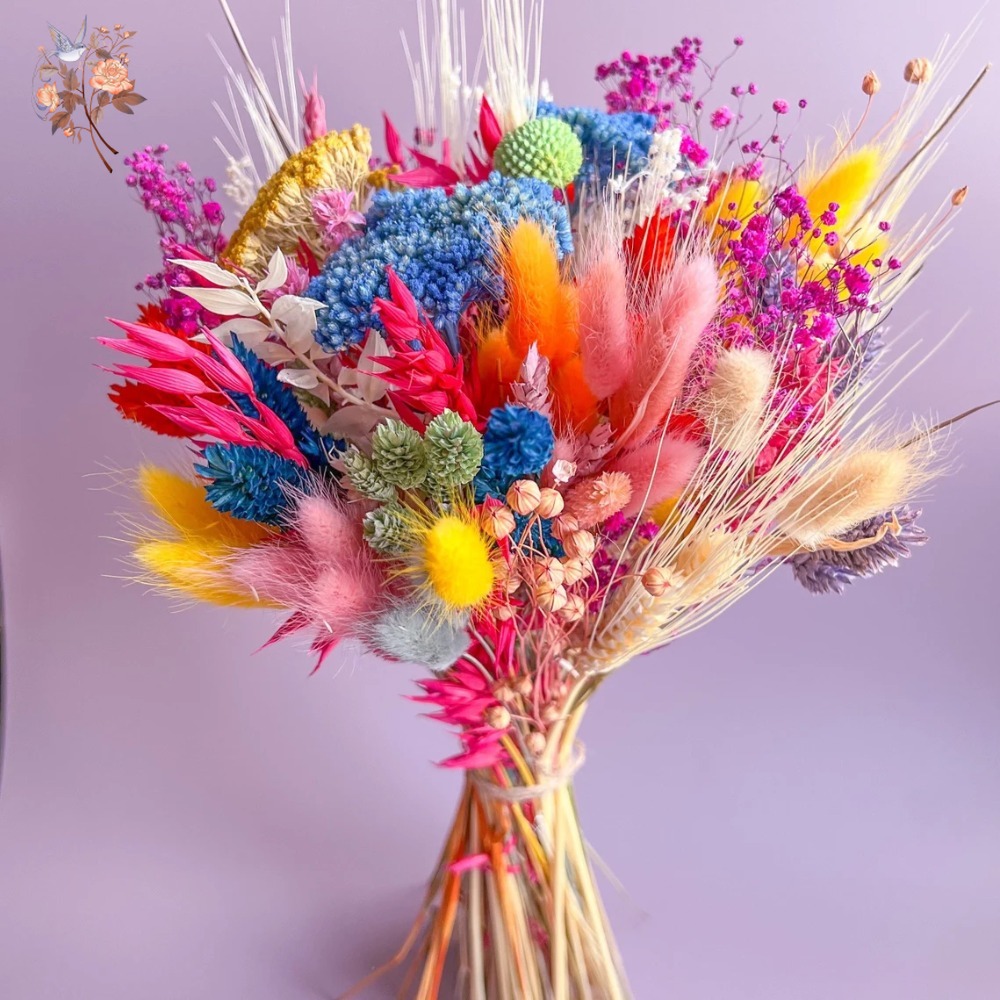 Colorful Dried Flowers Wedding - огляд і ціна Pampas Grass Decor