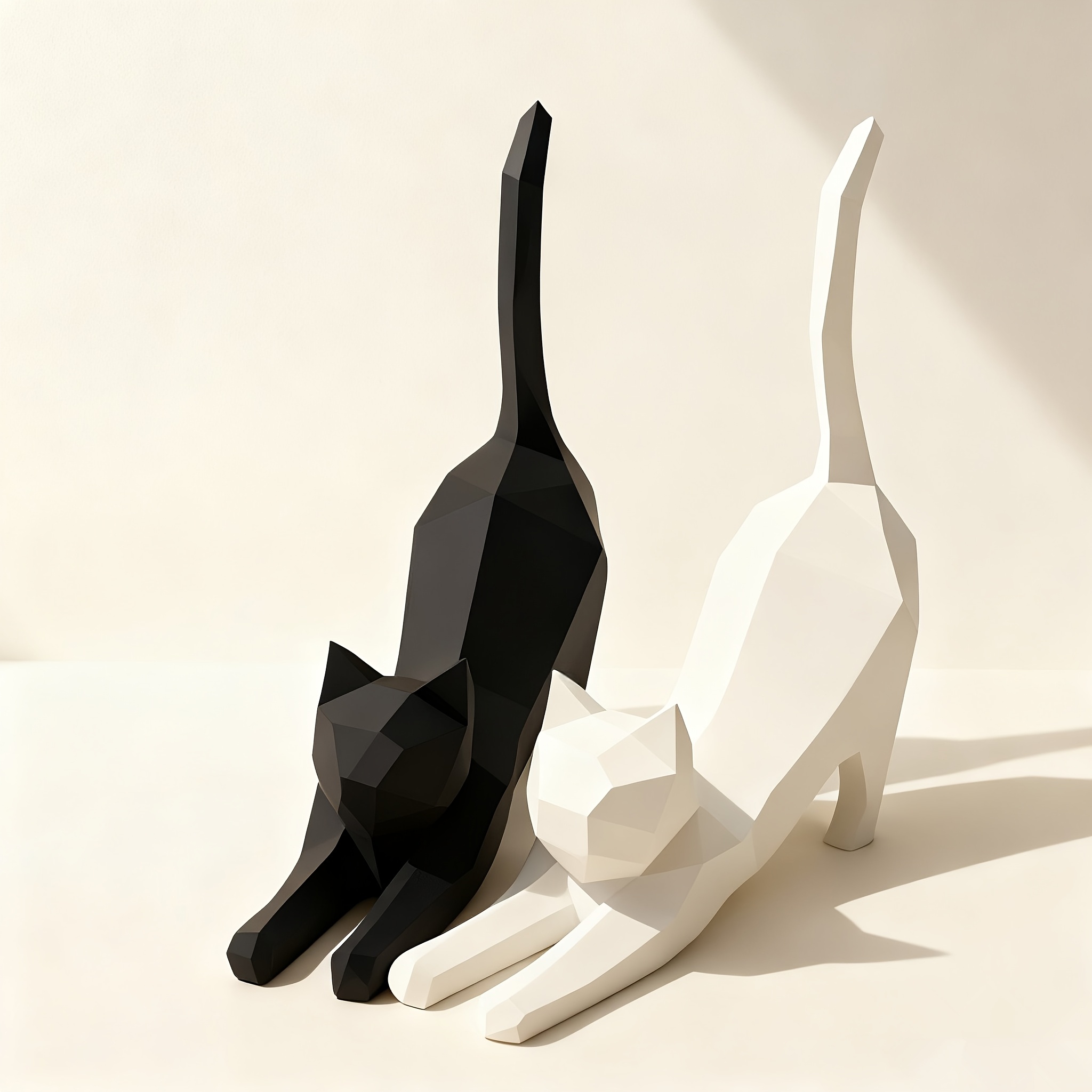 3D Printed Cat Model Ornament, - огляд і ціна Home Decor Minimalist Style