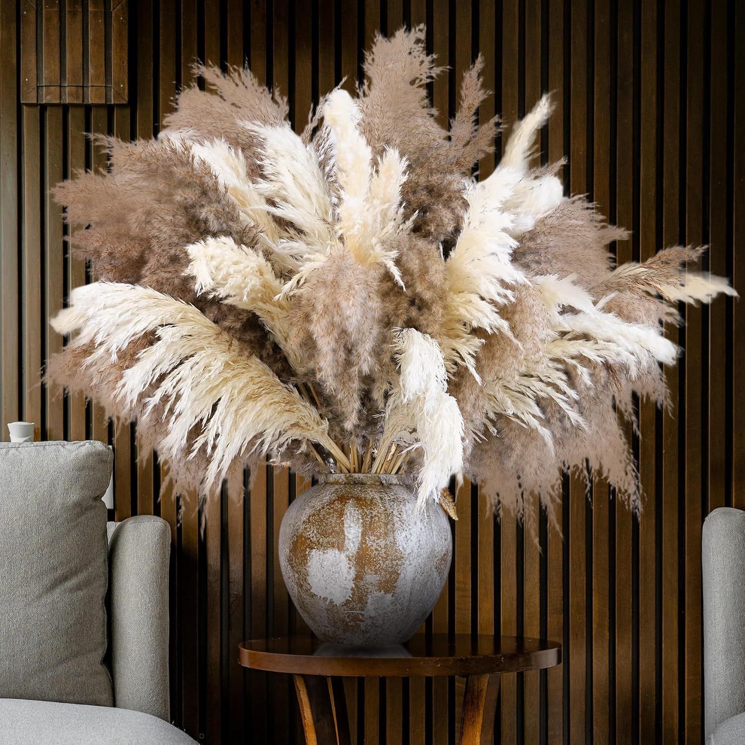 30PCS White Pampas Grass for H - огляд і ціна Pampas Grass Decor