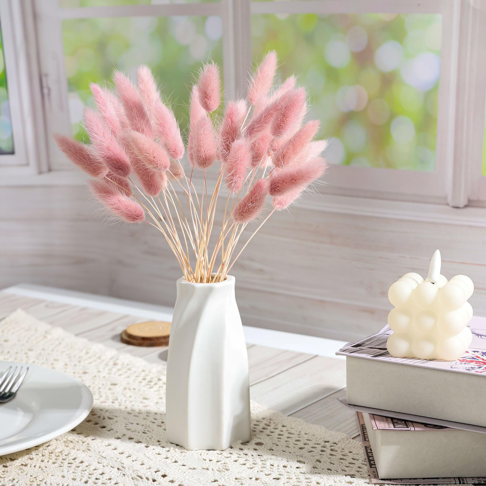 120 Stem Pink Dried Pampas Bun - огляд і ціна Pampas Grass Decor