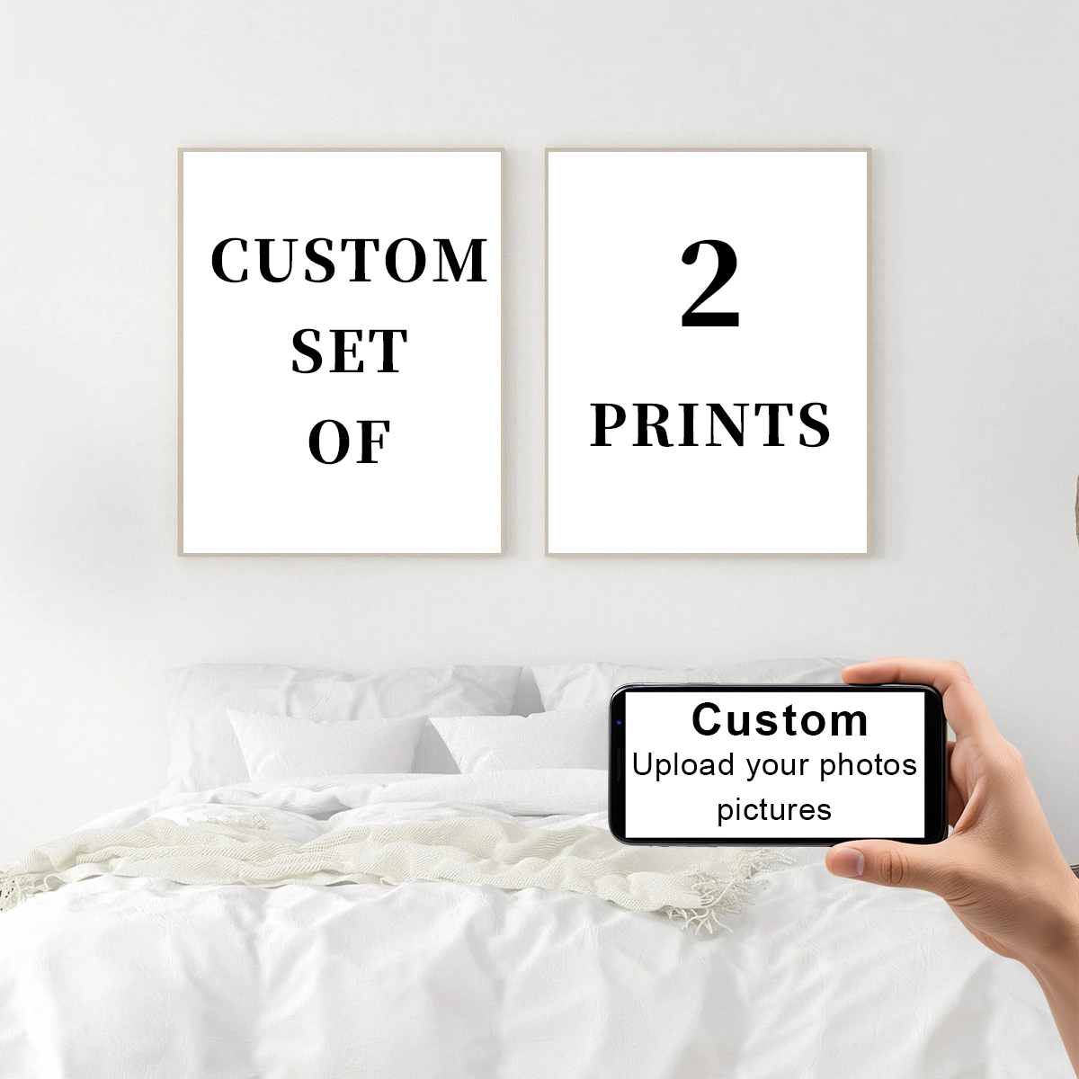 2pcs/set Custom Canvas Prints  - огляд і ціна Home Decor Canvas