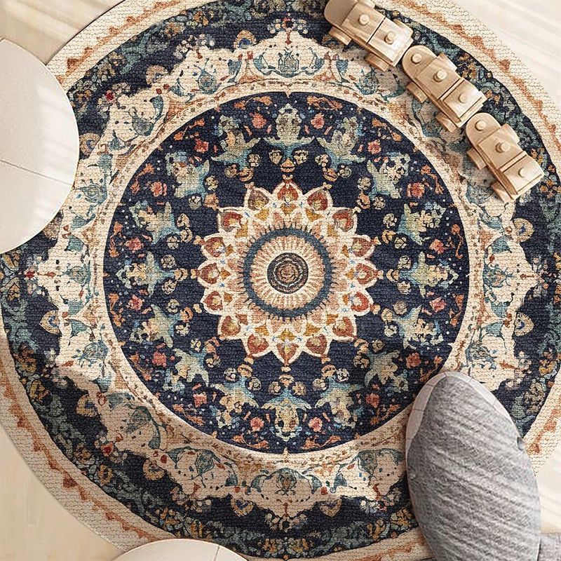 Ethnic Style Mandala Round Car - огляд і ціна Home Decor Ig