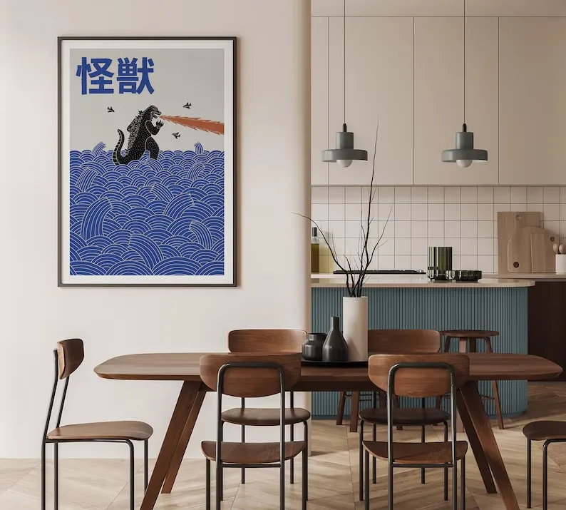 Japanese Contemporary Tokyo Ar - огляд і ціна Home Decor Japandi