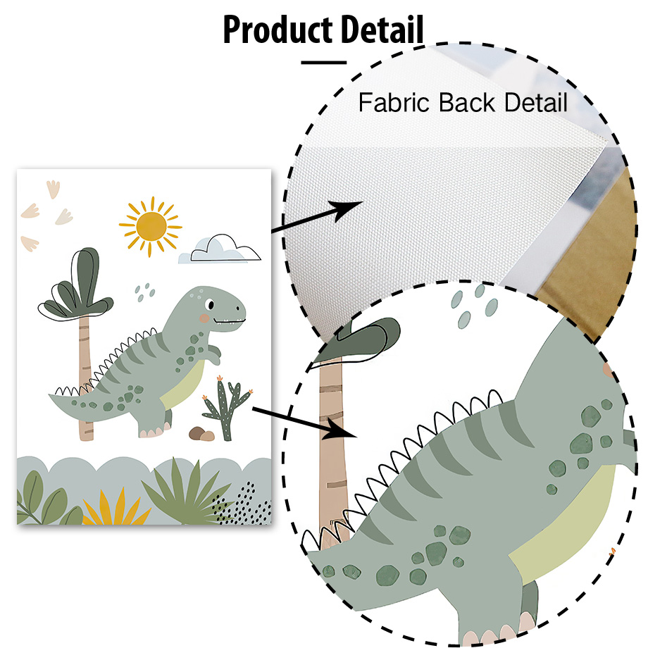 Jurassic Period Dinosaur Wall  - огляд і ціна Home Decor Japandi