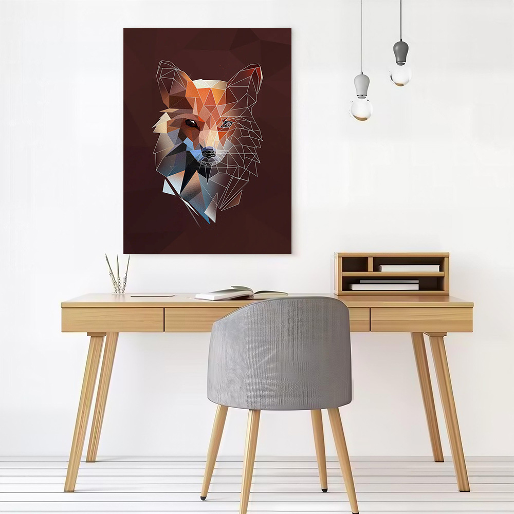 Fox - Sketch Poster Canvas Wal - огляд і ціна Home Decor Theme