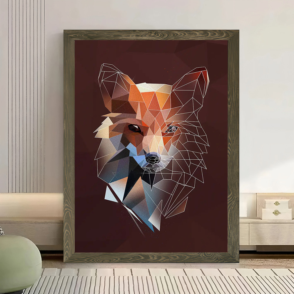 Fox - Sketch Poster Canvas Wal - огляд і ціна Home Decor Theme