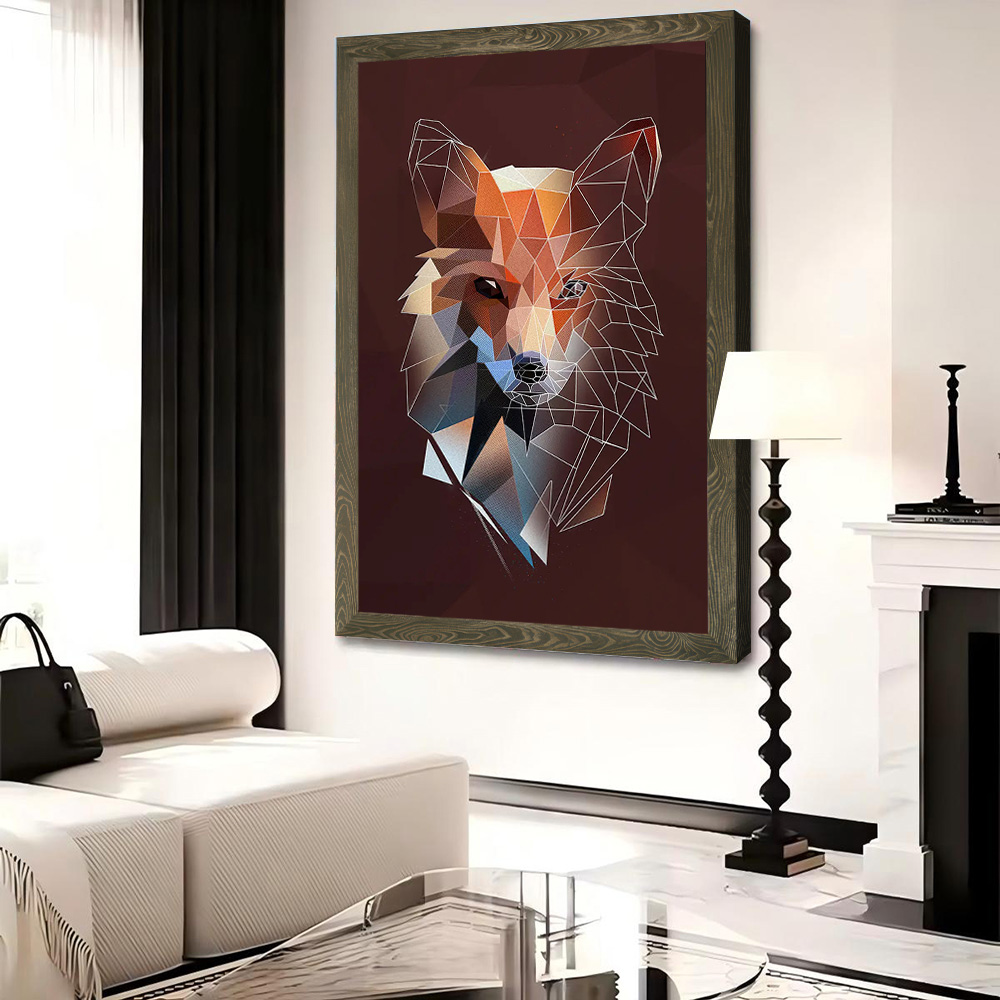 Fox - Sketch Poster Canvas Wal - огляд і ціна Home Decor Theme
