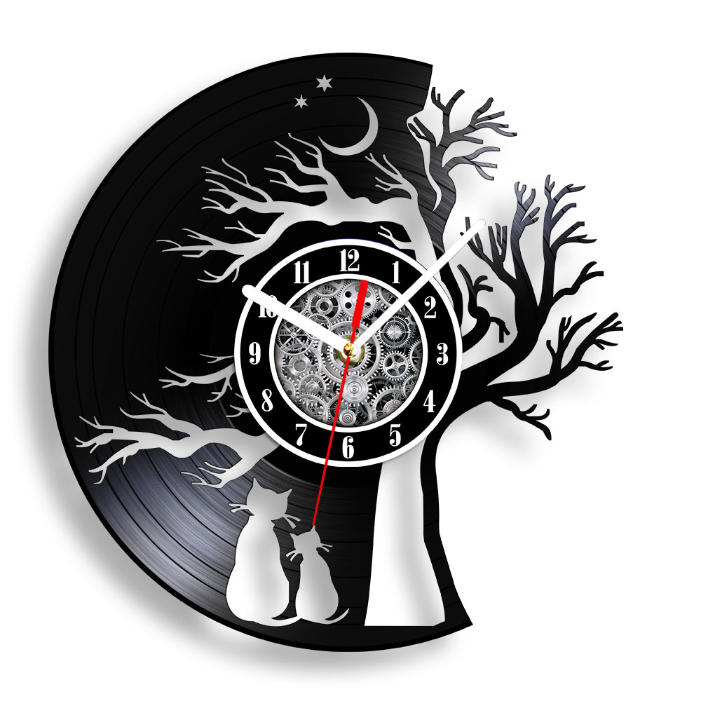 Cats Couple Under The Tree Vin - огляд і ціна Home Decor Under 300