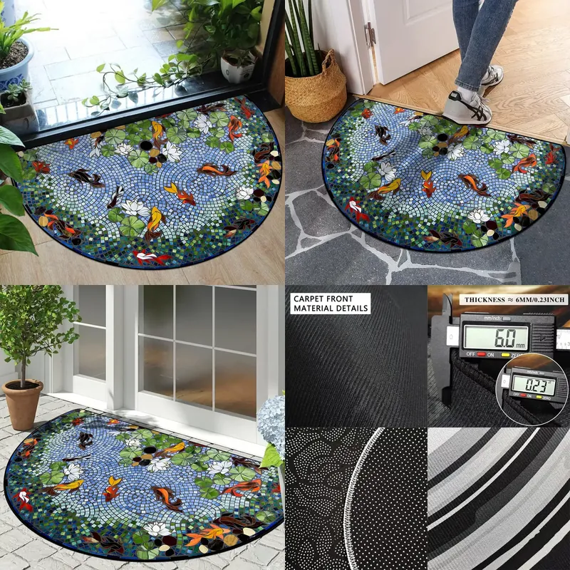 Semi-circular Carpet House Doo - огляд і ціна Flooring Home Decor