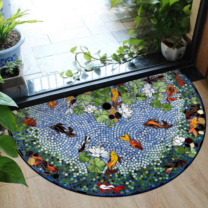 Semi-circular Carpet House Doo - огляд і ціна Flooring Home Decor