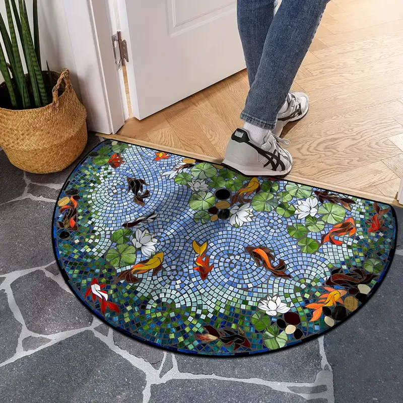 Semi-circular Carpet House Doo - огляд і ціна Flooring Home Decor