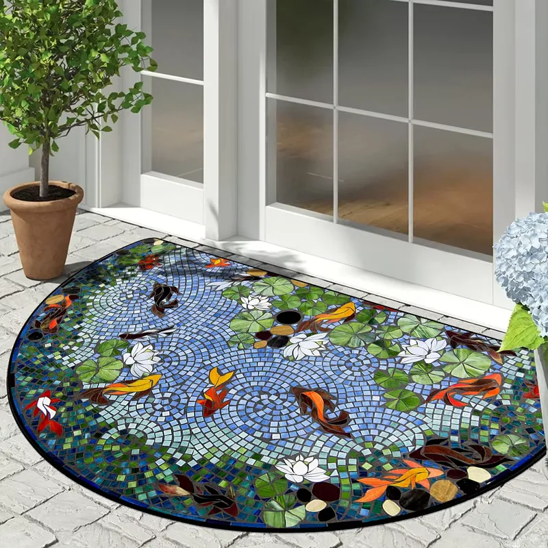 Semi-circular Carpet House Doo - огляд і ціна Flooring Home Decor