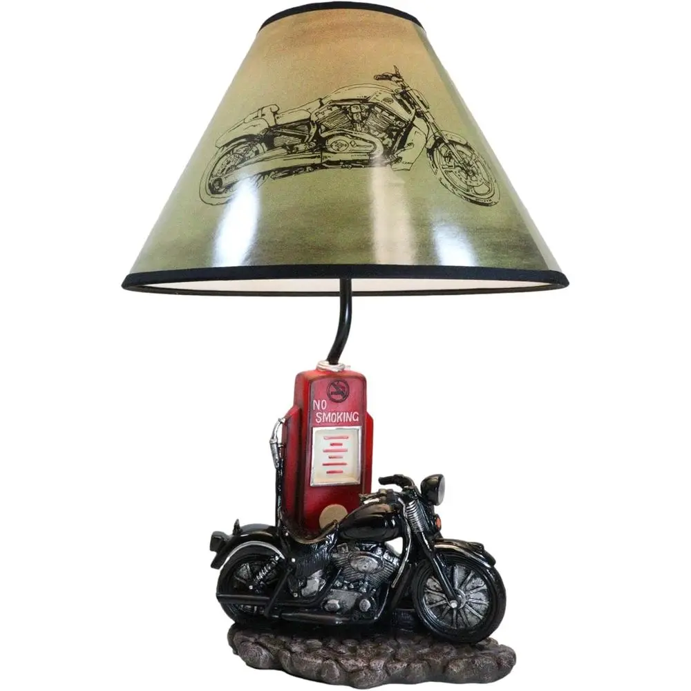 Vintage Retro Black Motorcycle - огляд і ціна Home Decor Theme